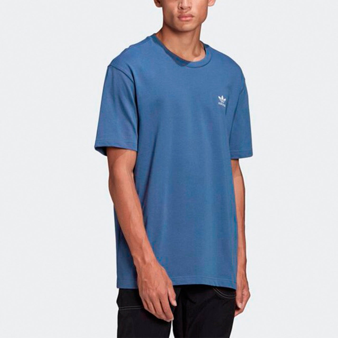 adidas originals Logo Printing Sports Breathable Short Sleeve Royal blue GN3497