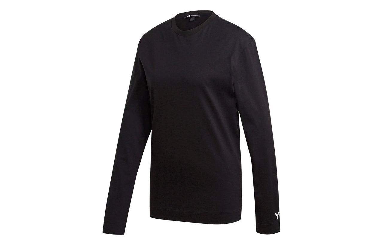 Men's Y-3 CH2 Back Alphabet Long Sleeves Black GK4369