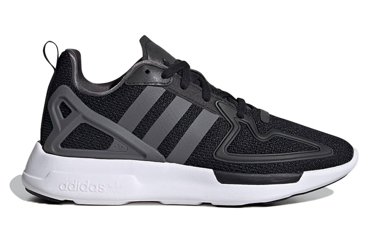 (GS) adidas originals ZX 2K Flux J 'Black Gray' FV8544
