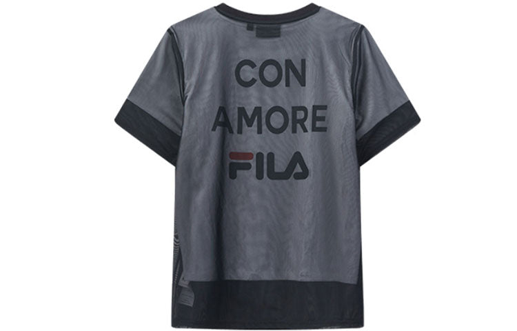 (WMNS) FILA Sports Short Sleeve Blue F11W028110F-NV