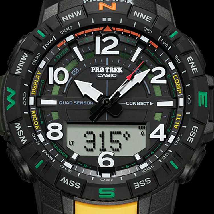 Men's CASIO PRO TREK Waterproof Shockproof Sports Precise Time PRTB50-1 Watch Mens Analog PRT-B50-1