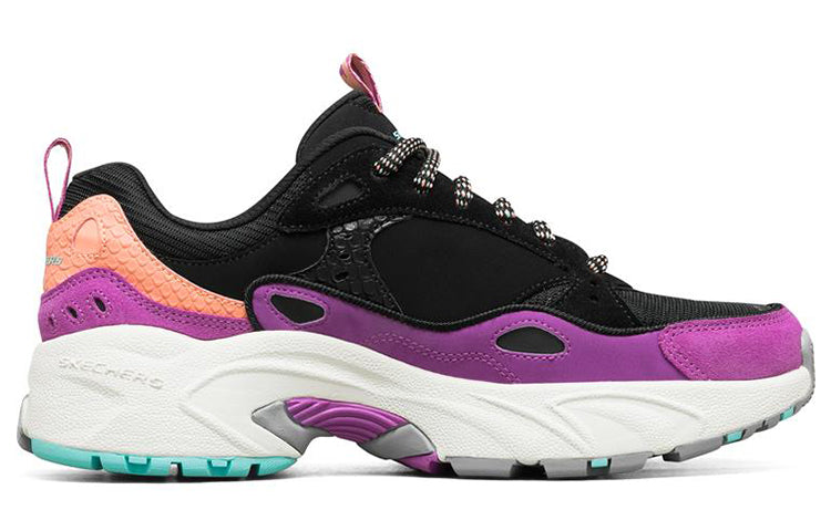 (WMNS) Skechers Stamina 'Black Purple Blue' 149045-BKMT