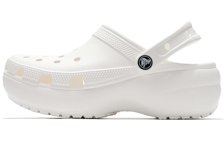 (WMNS) Crocs Classic Clog clouds Retro Beach Shoe White 206750-100