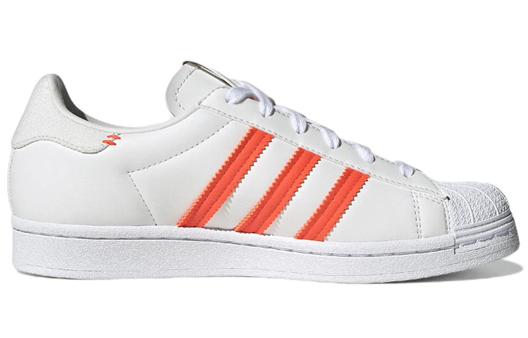 (WMNS) adidas originals Superstar 'White Orange' GZ3451