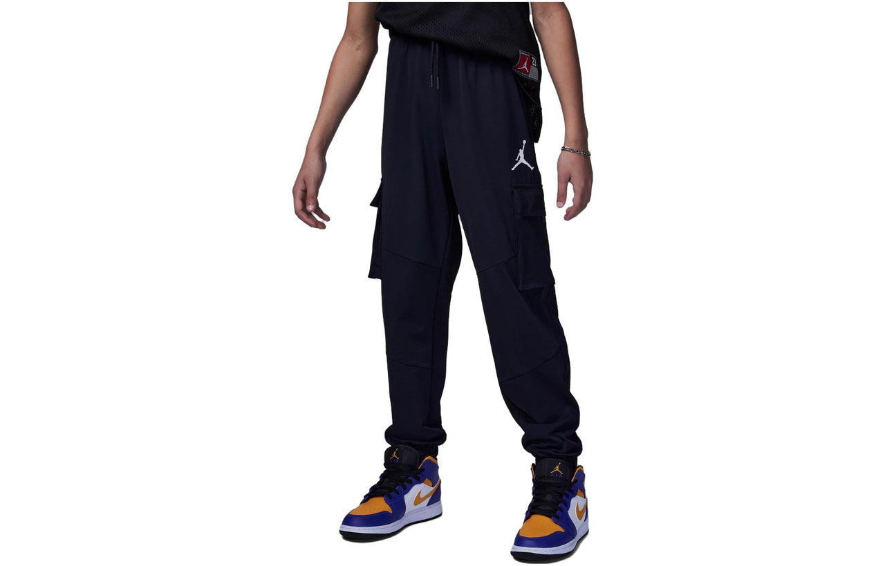 (GS) Air Jordan Cargo Pants 'Black' FQ0656-010