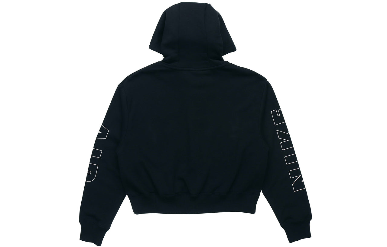 (WMNS) AS W Nike Sportswear Air Hoodie FZ FLC BB Black CJ3043-010