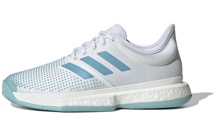 (WMNS) adidas Parley x SoleCourt Boost 'White Blue' G26301