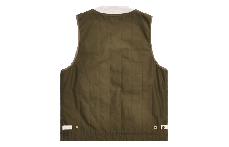 KITH Military Sateen Quilted Tactical Vest 'Olive' KH1209-106