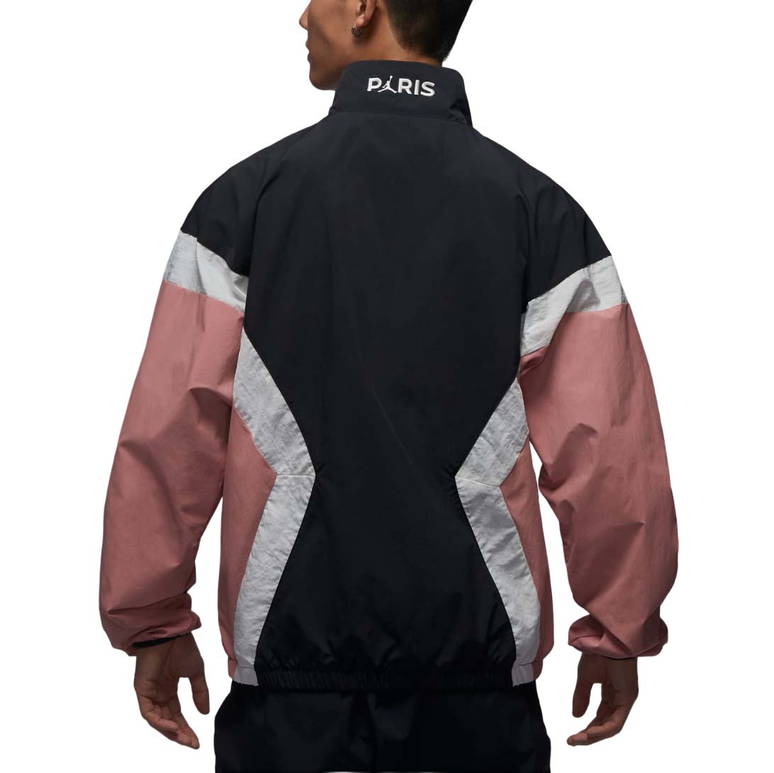 Air Jordan Paris Saint-Germain Anthem Jacket Asia Sizing 'Rust Pink Off Noir' FV7741-685