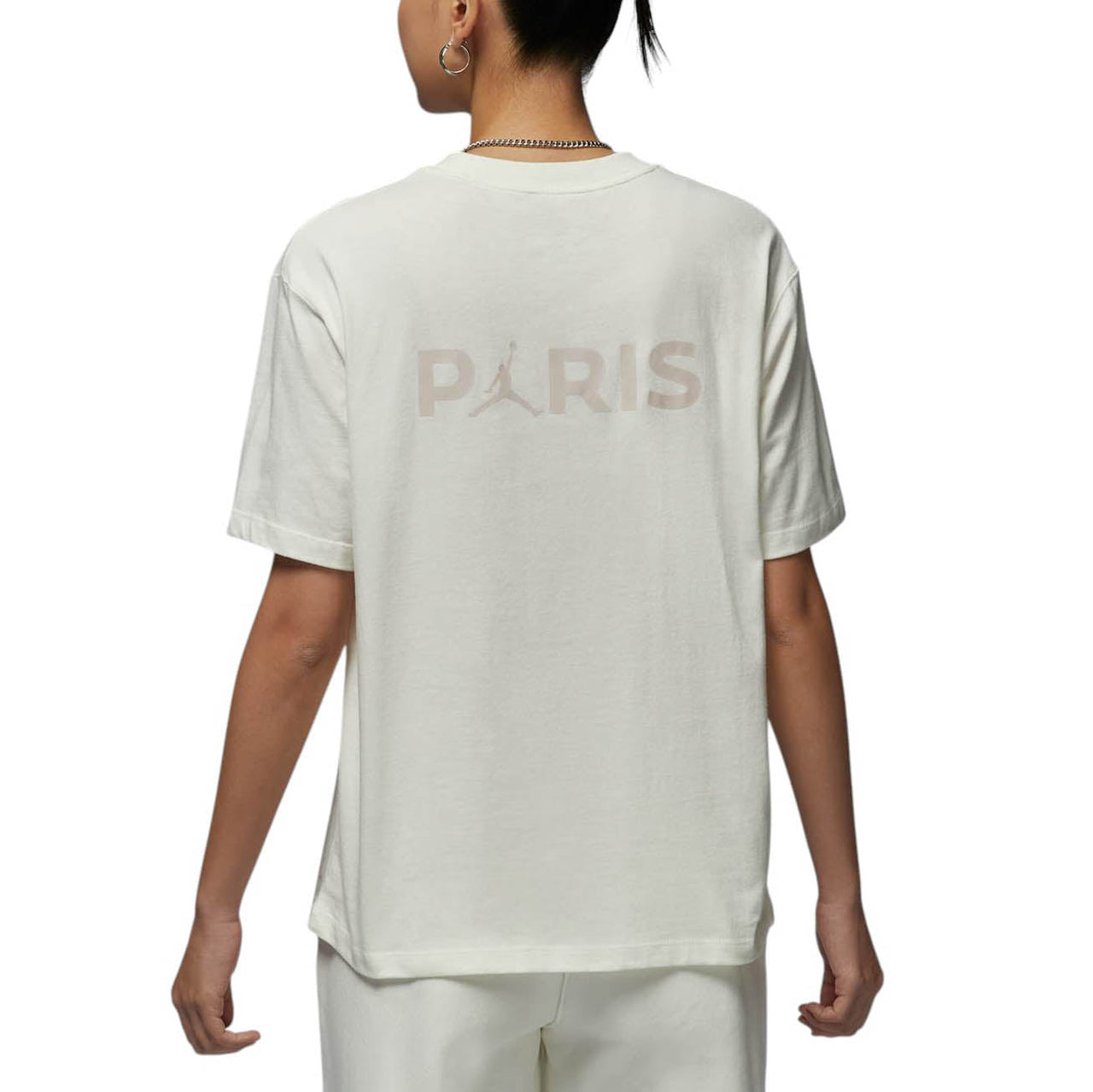 (WMNS) Air Jordan Paris Saint-Germain T-shirt 'Sail' FV7748-133