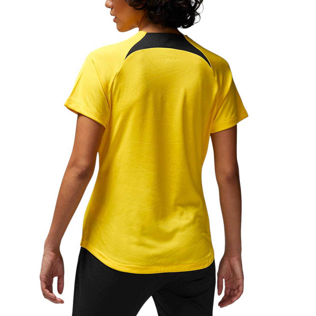 (WMNS) Air Jordan Dri-FIT Paris Saint-Germain Pre-Match Football Jersey 'Yellow Black' DR4913-720