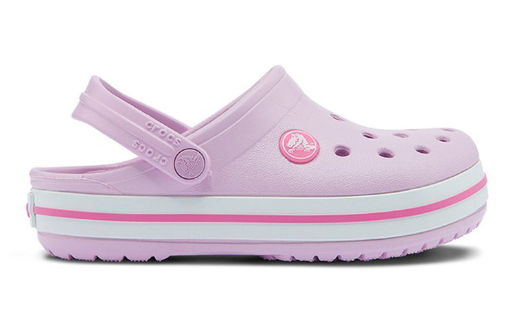 (GS) Crocs Crocband Clog 'Pink White' 207006-6GD