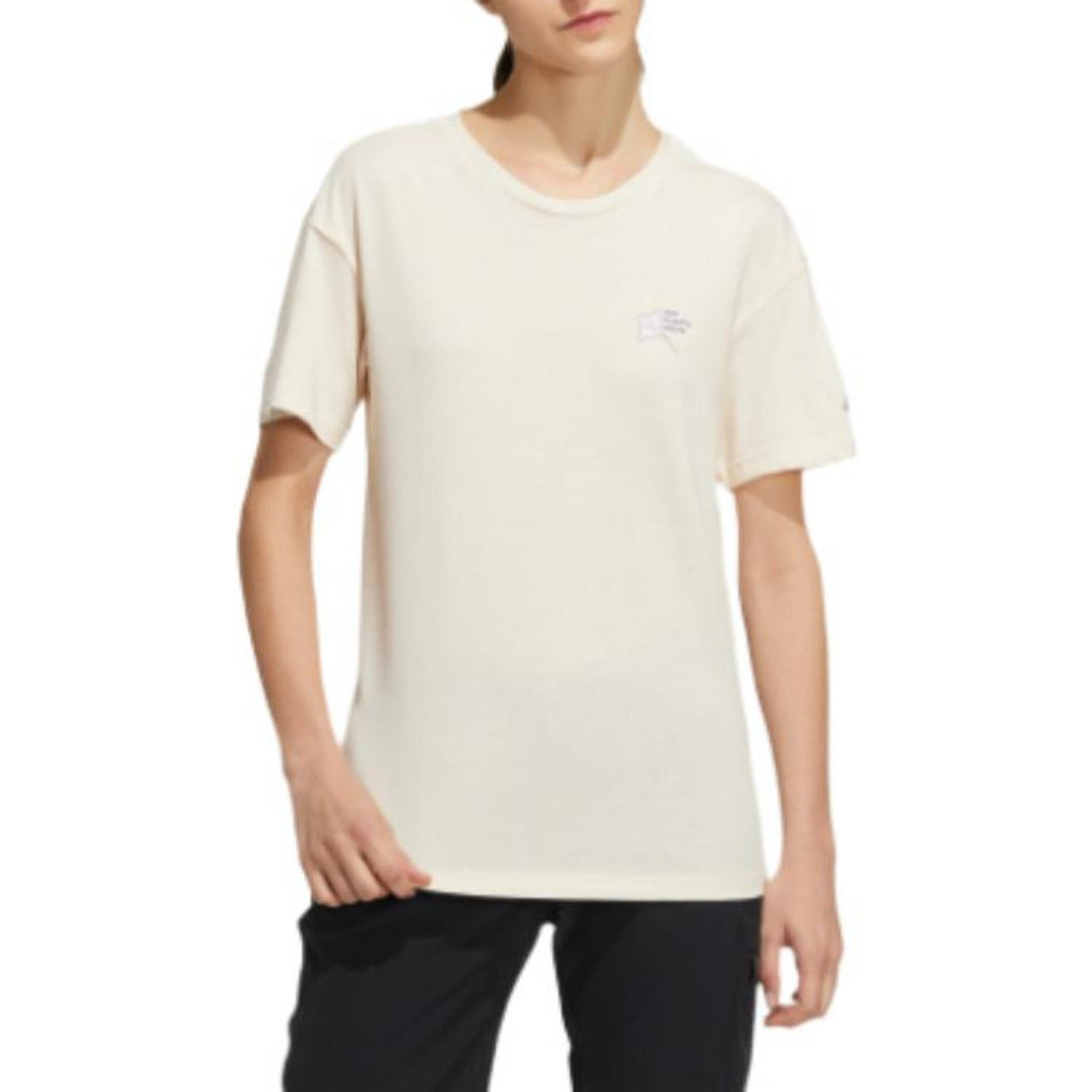 (WMNS) adidas Parley Ocean Plastic Graphic T-Shirt 'White' HE7339