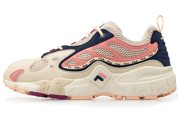 (WMNS) Fila Running Shoes White/Pink/Black T12W031104FAN