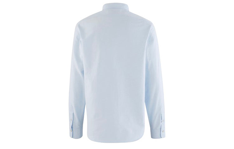 Gucci MENS Loved Tiger Head Embroidered Long Sleeve Shirt LightBlue 574534-ZABZT-4868