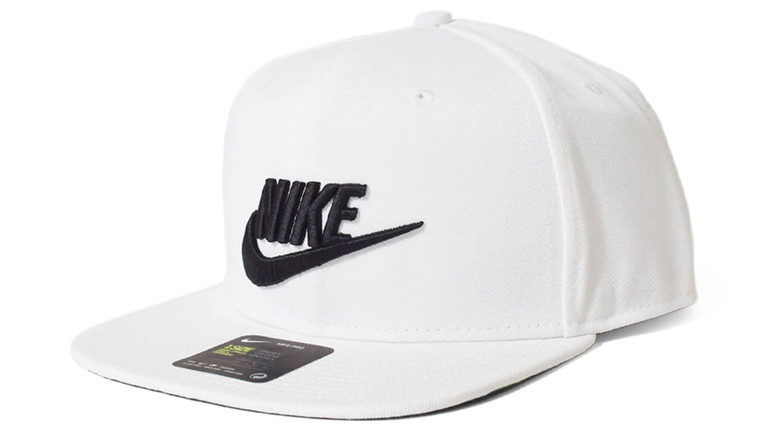 قبعة Nike Futura Pro Snapback رياضية كاجوال باللون الأبيض 891284-100