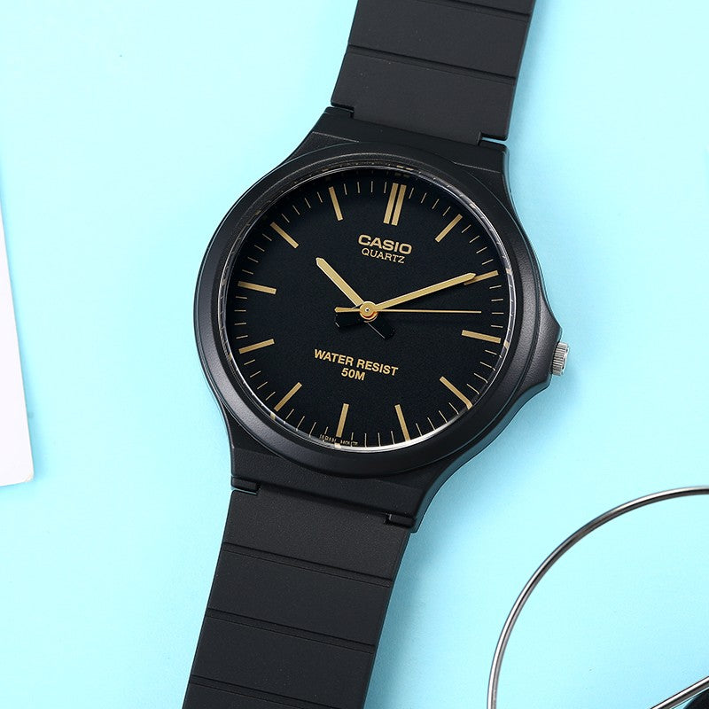 Casio Sheen Fashion Business Analog Watch 'Black Gold' MW-240-1E2VDF