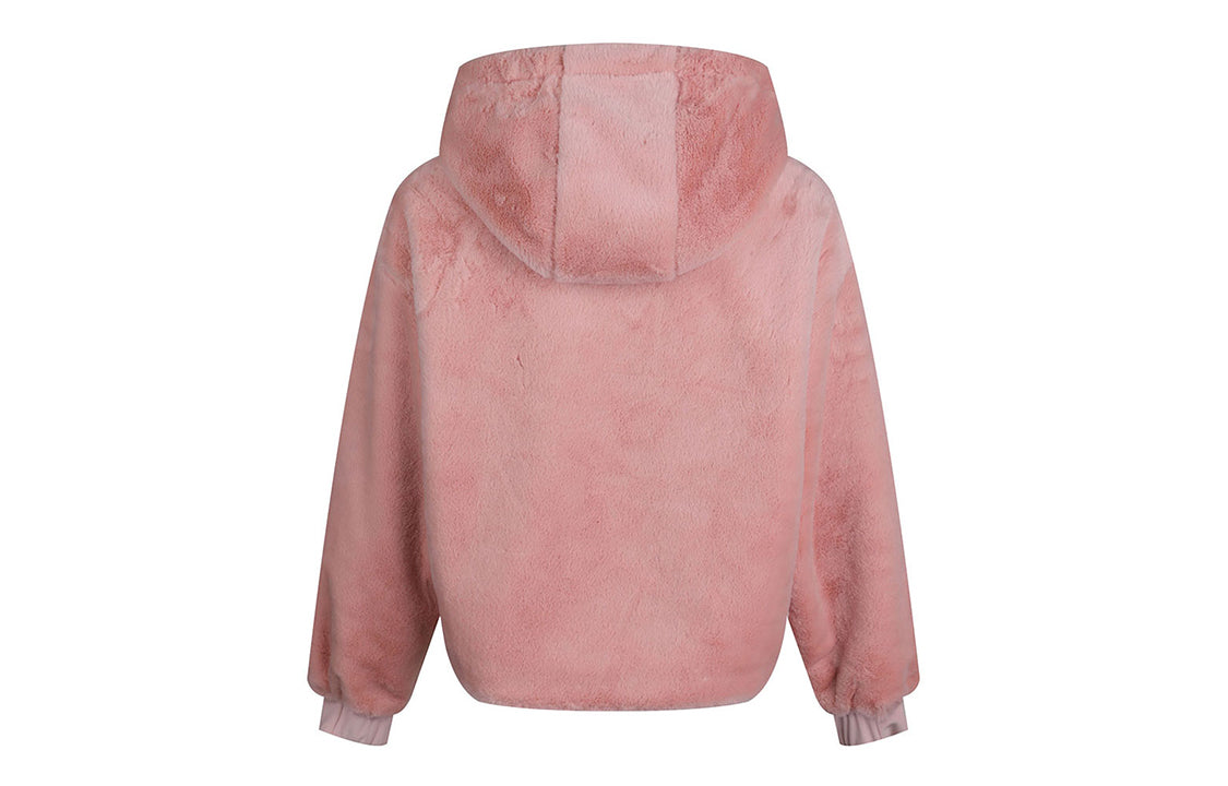 (WMNS) adidas Style Fur Hooded Jacket Pink GM1469