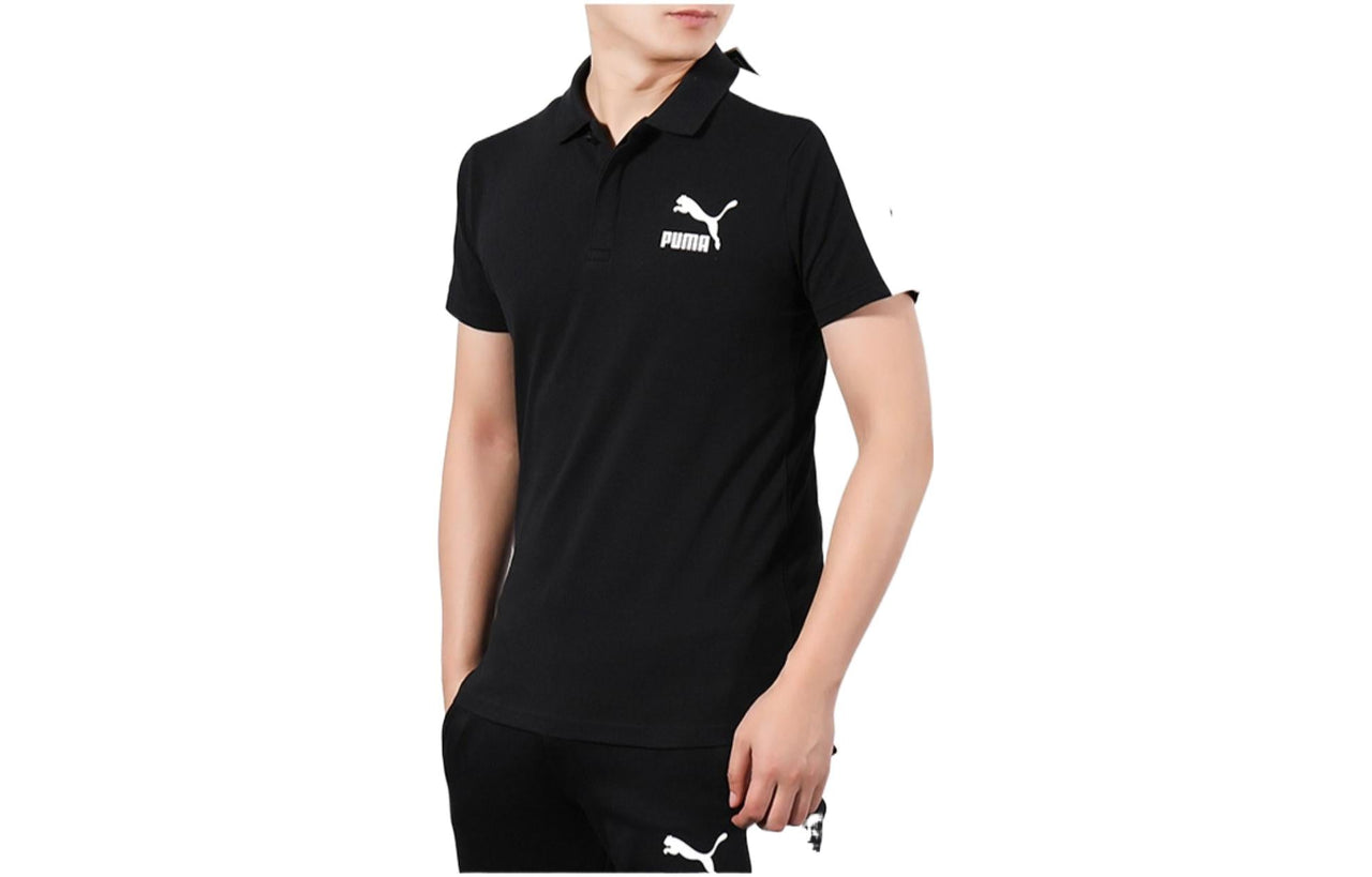 PUMA Iconic T7 Polo Shirt 'Black' 579207-01