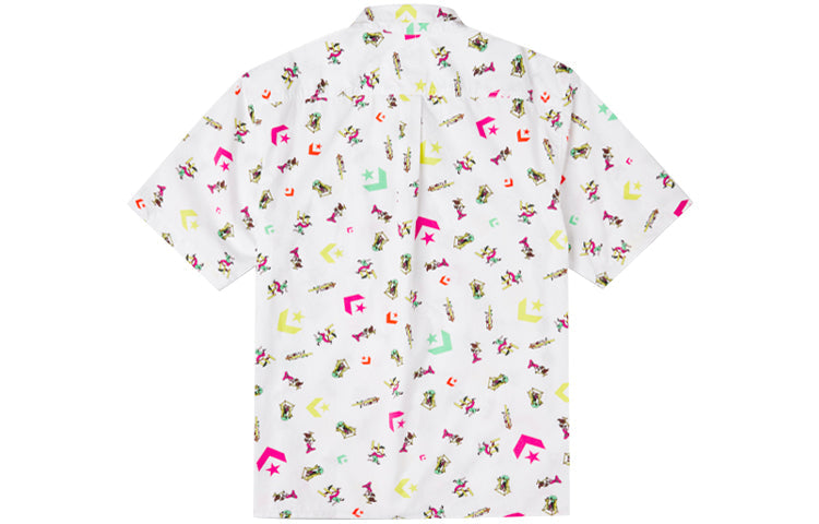Converse Park Gym All Over Print Shirt Asia Sizing 'White' 10023152-A01