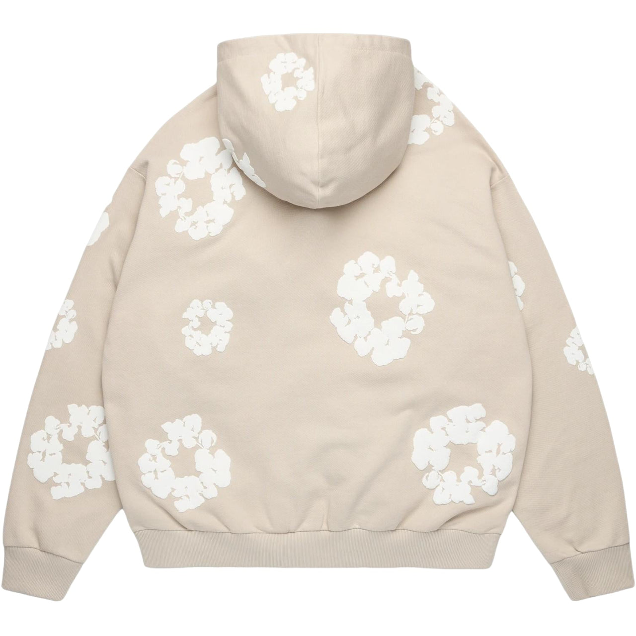 Denim Tears Cotton Wreath Zip Hoodie 'Cream' SS26TZH11412546