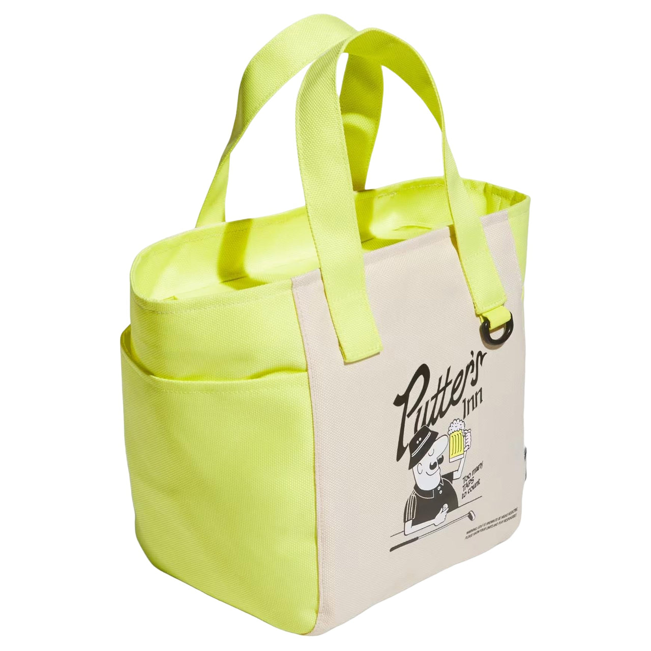 adidas Chip Driver Cart Tote Bag 'Wonder White Frozen Lemon' KF9356