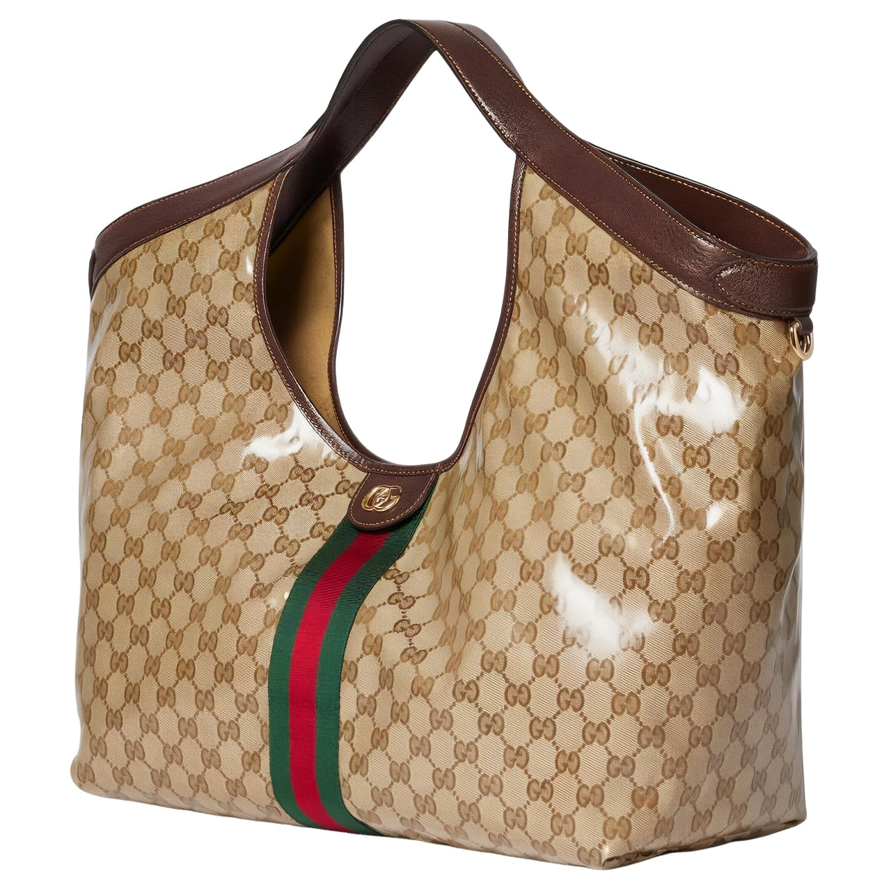 (WMNS) Gucci Giglio Large Tote Bag 'Sand Dark Brown' 853971-FAF1L-9653