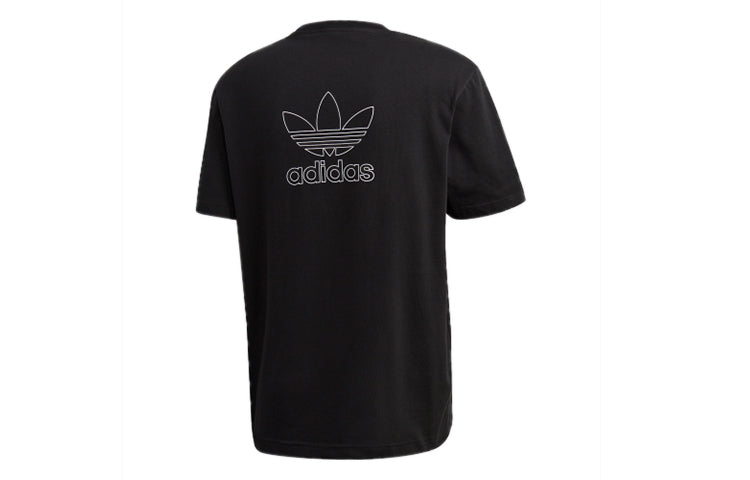 adidas originals Logo Sports Short Sleeve Black GE0826