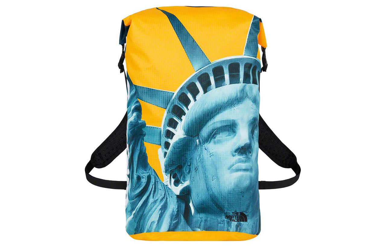 Supreme The North Face Statue of Liberty Waterproof Backpack 'Blue Yellow' SUP-FW19-913