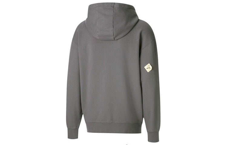PUMA X Michael Lau Too Big Graphic Hoodie 'Grey' 530356-60