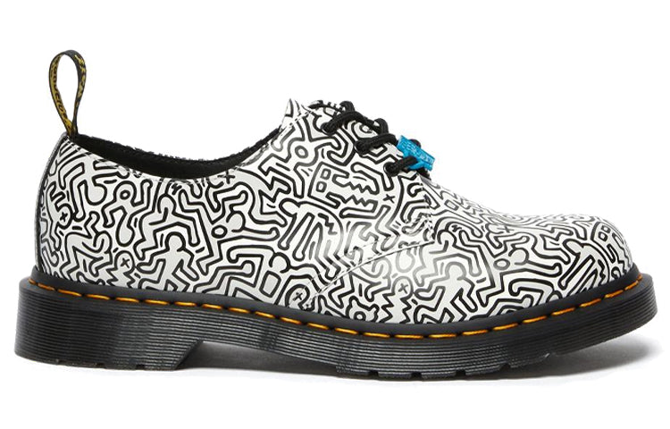 Dr. Martens Keith Haring 1461 Printed 'Black White' 26833009