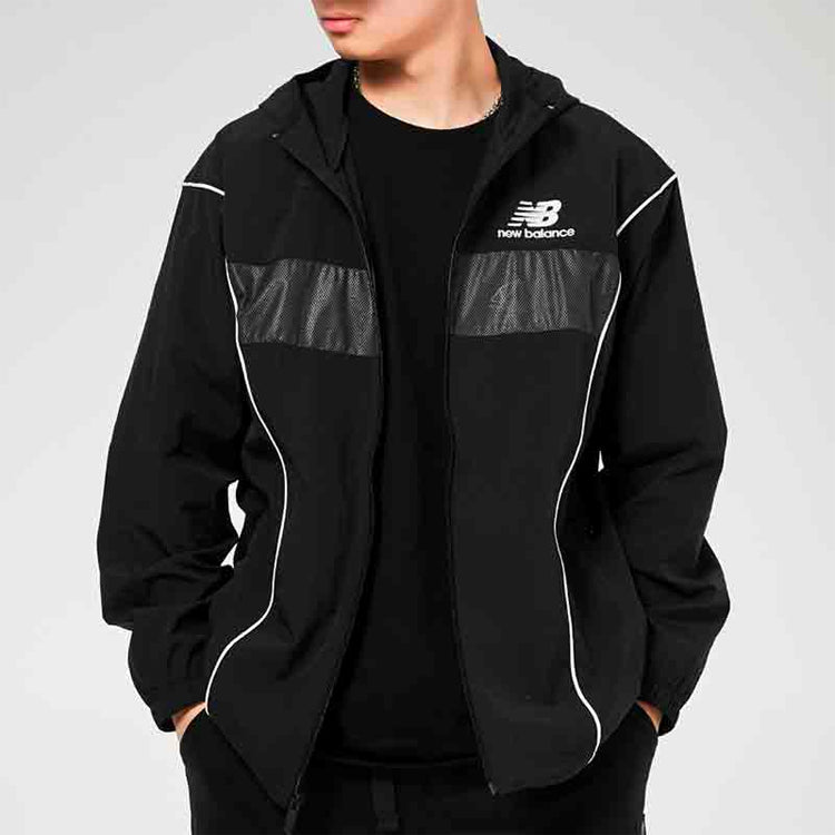 New Balance Athletic Windbreaker 'Black' AMJ11500-BK