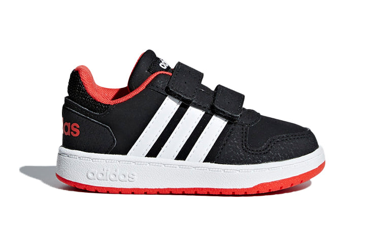 (TD) adidas Hoops 2.0 'Black White Red' B75965