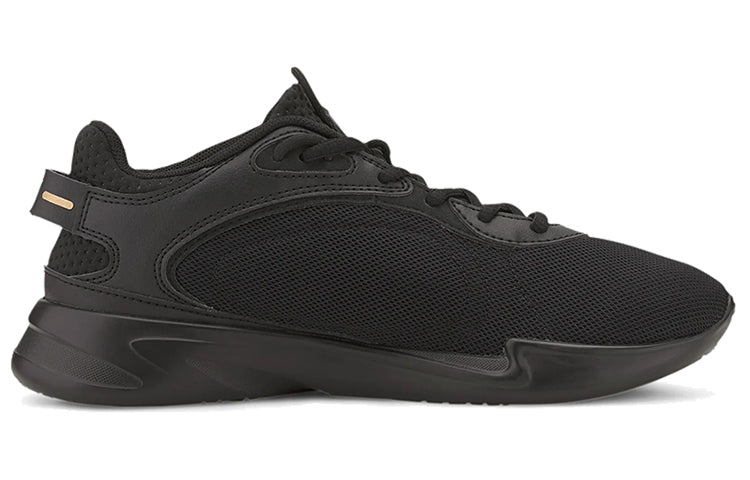 (WMNS) PUMA Jaro Fresh Low Running Shoes Black/Gold 193693-05