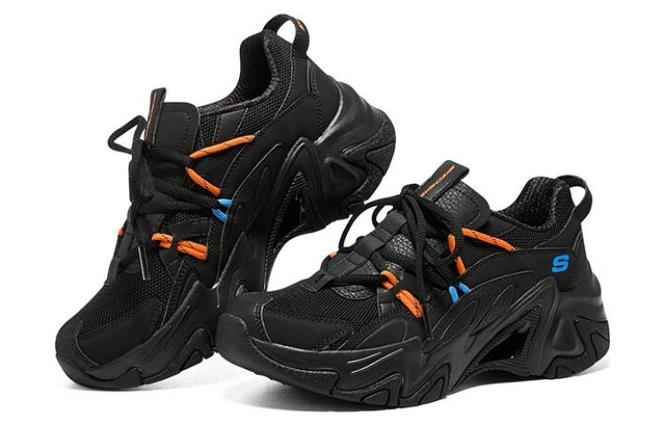 (WMNS) حذاء Skechers Stamina V3 "أسود برتقالي أزرق" 896228-BBK