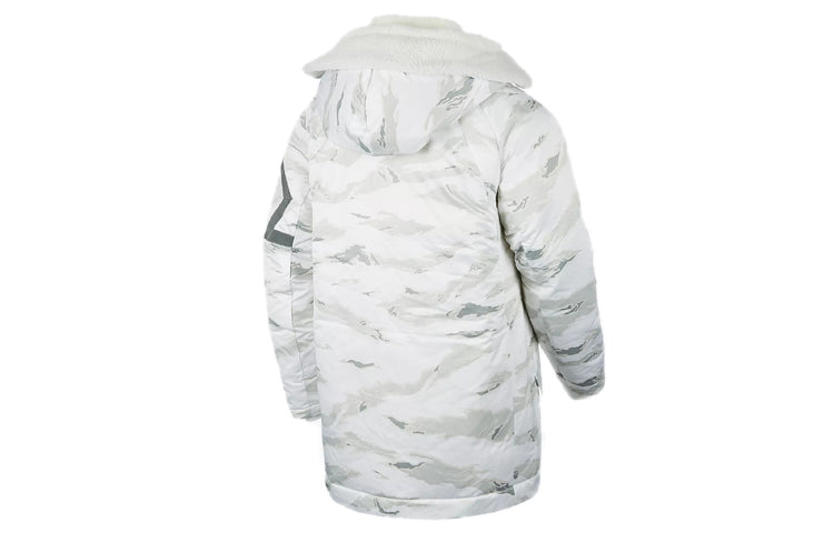 Air Jordan Sportswear Casual Stay Warm hooded Sports Down Jacket White AA1952-100