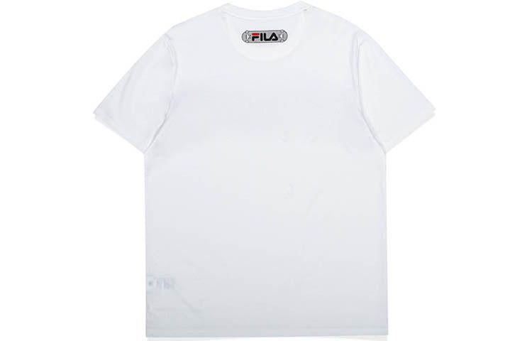 Men's FILA Fashion Cotton Short Sleeve White T11M033107F-WT