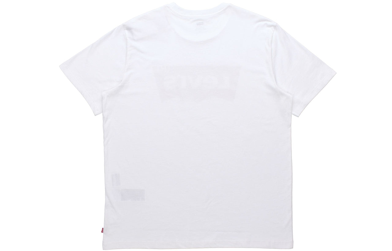 Men's Levis Classic Logo Printing Short Sleeve White 17783-0197