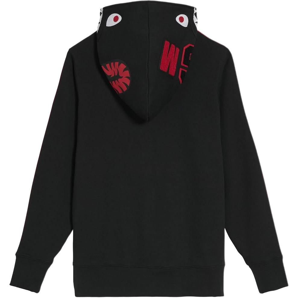 adidas x BAPE SSTR Pack Jacket Asia Sizing 'Black Red' JN7119