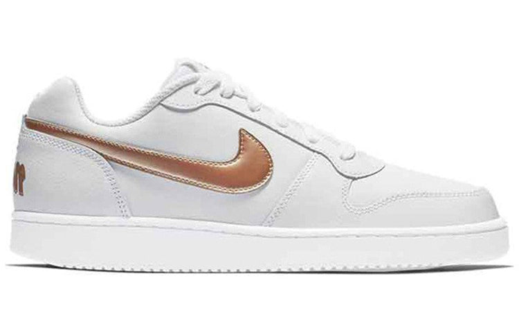 (WMNS) Nike Ebernon Low Sneakers White/Gold BV1156-002