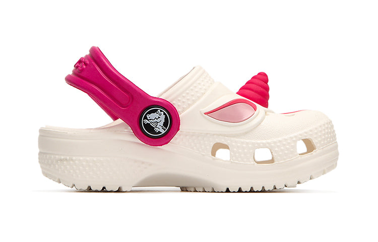 (PS) Crocs Classic Clog Funny Beach Shoe White 207073-100