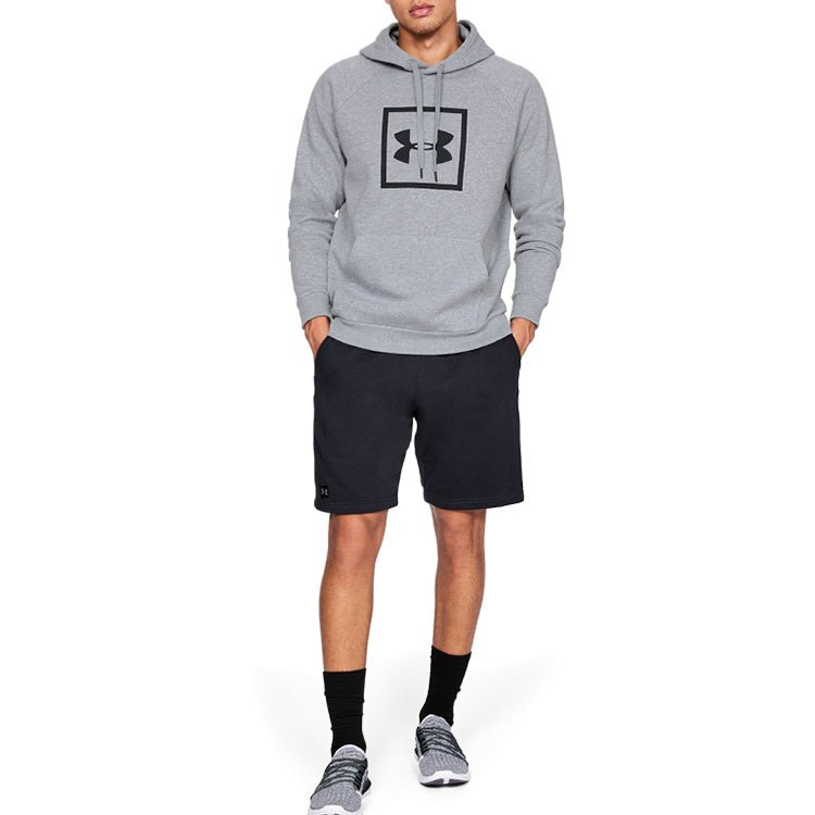 Men's Under Armour Rival Fleece Logo Gray 1329745-035