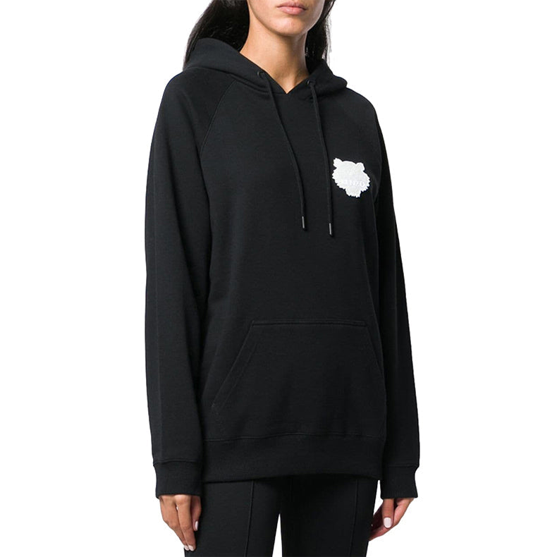 (WMNS) KENZO hooded Pullover Long Sleeves Hoodie Black F962SW762982-99