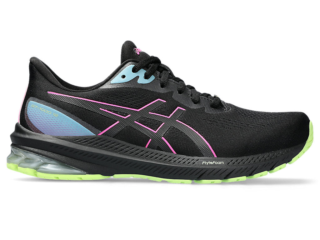(WMNS) ASICS GT-1000 12 GTX 'Black Hot Pink' 1012B508-001