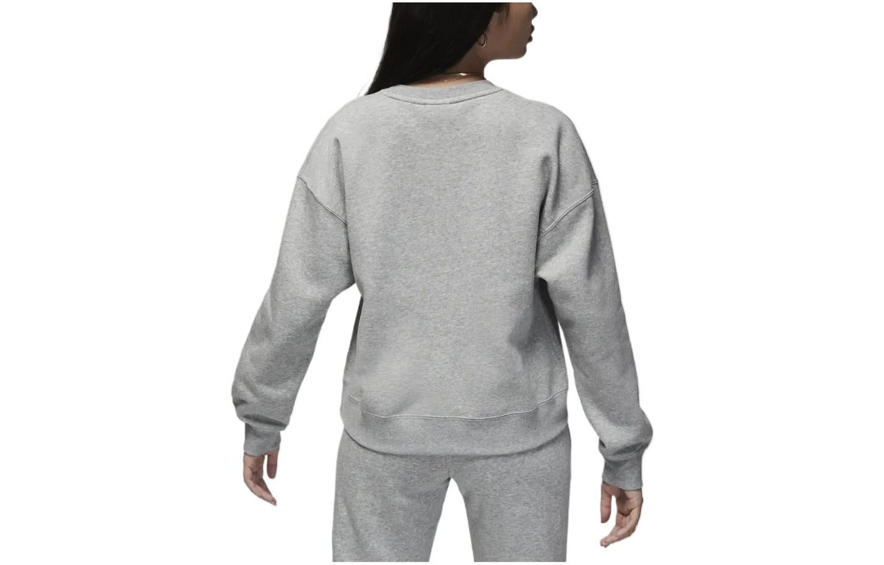 (WMNS) Air Jordan Brooklyn Fleece Crewneck Sweatshirt 'Grey' DQ4463-063