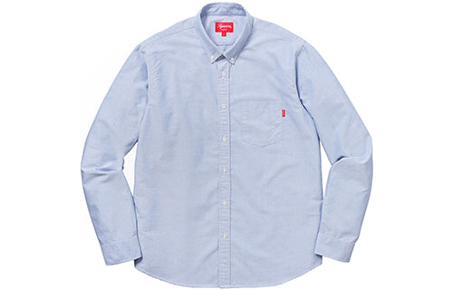 Supreme FW18 Oxford Shirt 'Blue' SUP-FW18-144