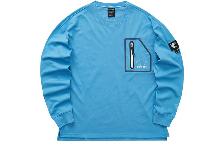 Skechers x One Piece Printed Long Sleeve T-shirt 'Blue Brown Yellow Black' L321M105