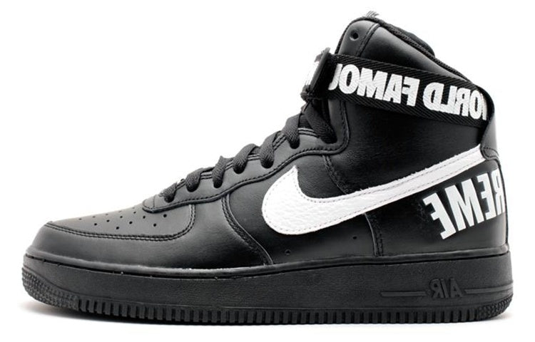 Nike x Supreme Air Force 1 High SP 'Black' 698696-010