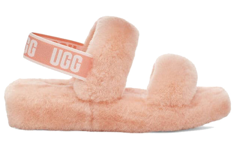 (WMNS) UGG Oh Yeah Thick Sole Sandals Pink 1107953-BYPN
