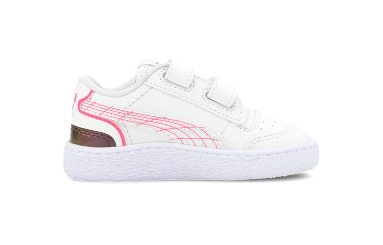 (TD) SEGA x PUMA Ralph Sampson Leisure Sneakers White 'Pink Blue' 373790-02